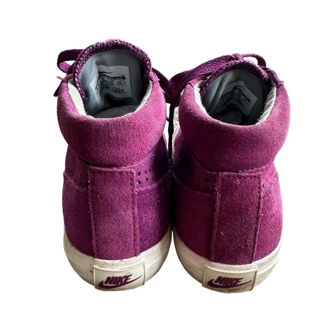 Nike Go Chukka Sneakers Shoes Magenta Purple Suede Mid Top Active Womens 5.5 - Picture 4 of 9
